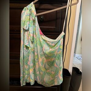 Lily Pulitzer one shoulder top